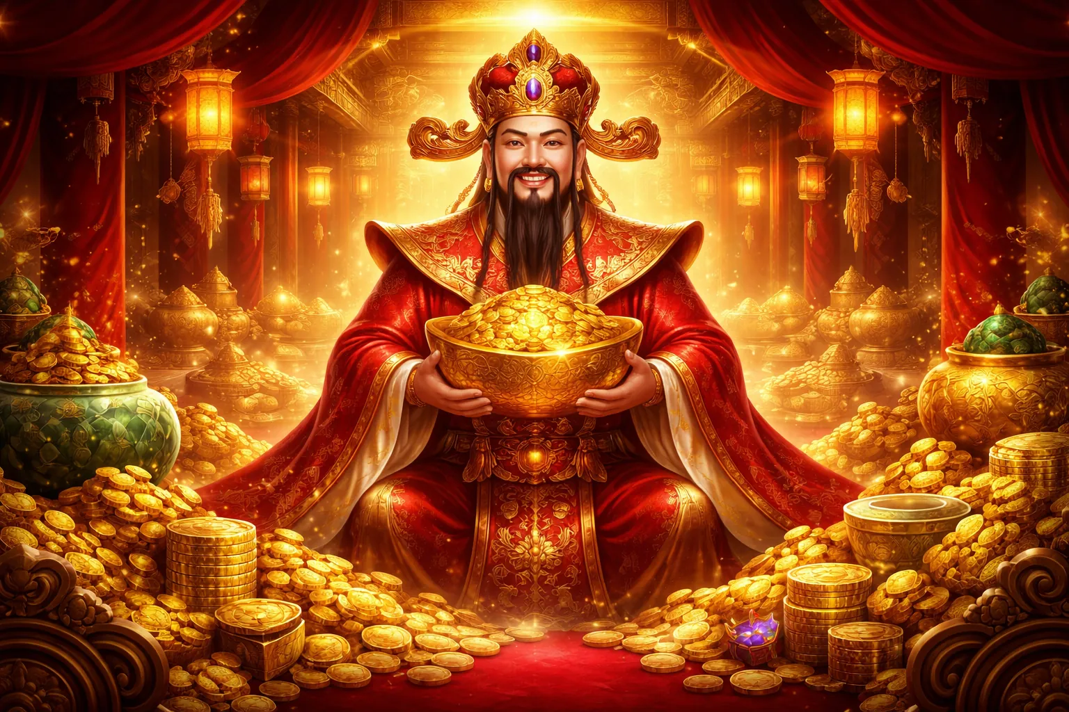Hình ảnh chính trò chơi slot Thabet iOS với biểu tượng nổ hũ và tiền thưởng